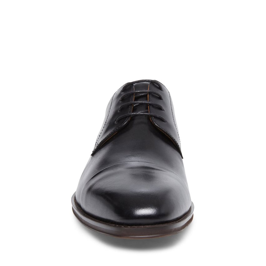 Zapatos Derby Steve Madden Plot Cuero Hombre Negras | ES WS6S28